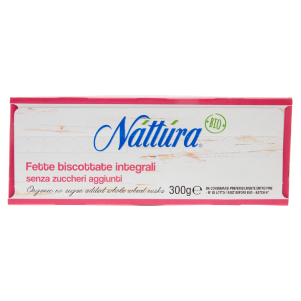 Náttúra Fette biscottate integrali senza zuccheri aggiunti Bio 300 g