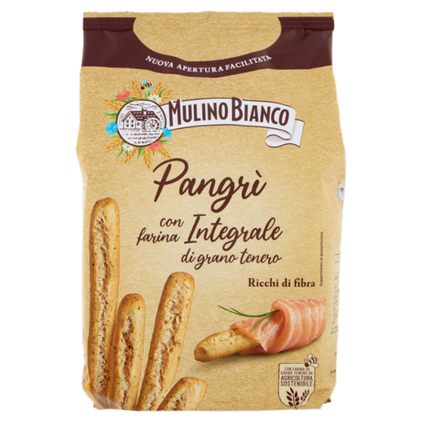 Mulino Bianco Pangrì Grissini Integrali con Nuova Apertura Facilitata 250g