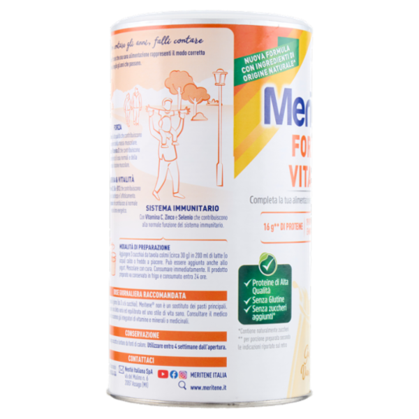 MERITENE Forza e Vitalità Gusto Vaniglia 270g