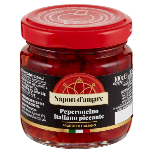 Sapori d'amare Peperoncino italiano piccante 100 g