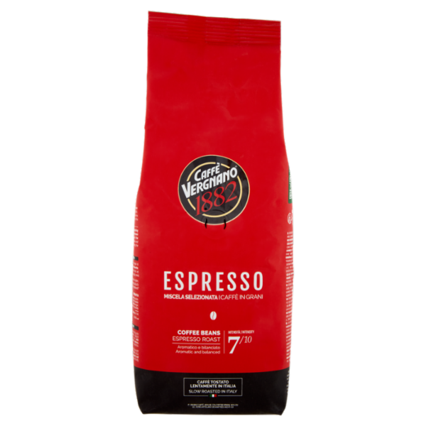 Caffè Vergnano 1882 Espresso Miscela Selezionata Caffè in Grani 500 g