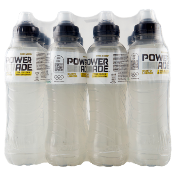 POWERADE Active Zero Gusto Limone PET 12 x 500 ml
