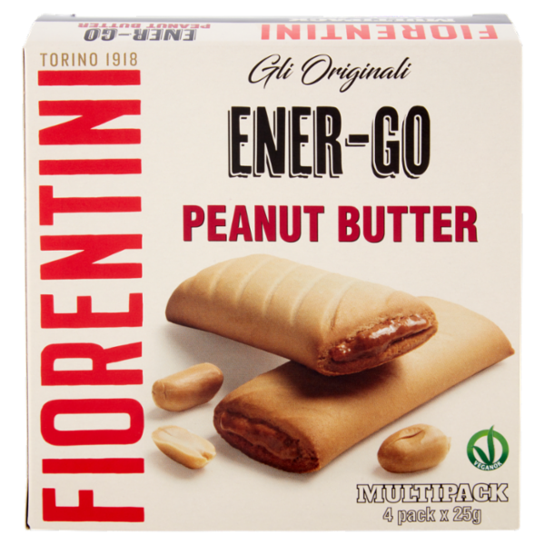 Fiorentini gli Originali Ener-Go Peanut Butter 4 x 25 g
