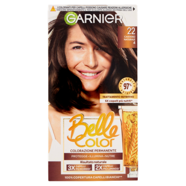Garnier Belle Color Colorazione Permanente 22 Castano Naturale 4