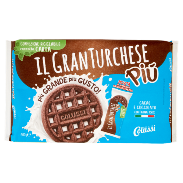 Colussi il GranTurchese Più Cacao e Cioccolato 600 g