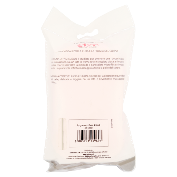 elison Body Care Bath Care Spugna corpo Clean & Scrub