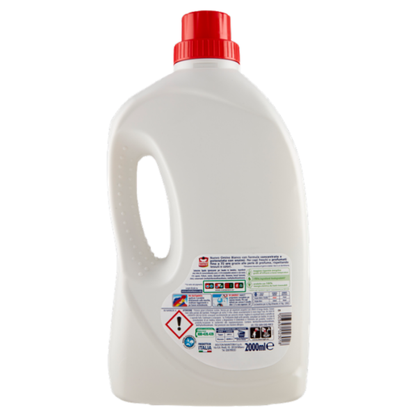 Omino Bianco Detersivo Lavatrice Liquido Igienizzante 50 Lavaggi 2000 ml