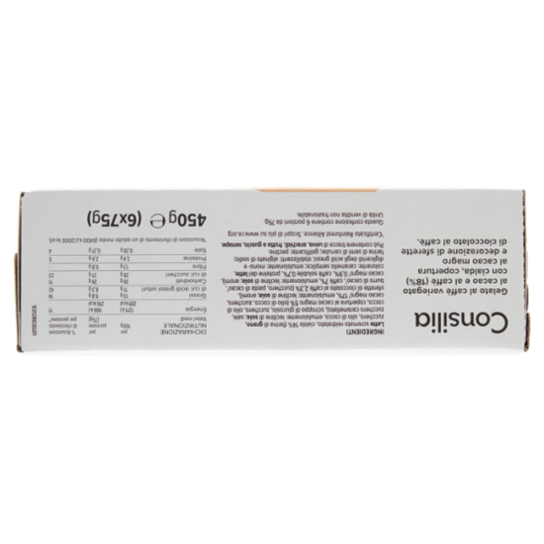 Consilia 6 Coni di Gelato Caffè 450 g