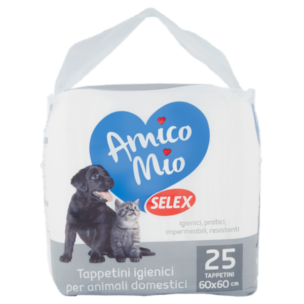Selex Amico Mio Tappetini Antiodore 60X60 cm 25 pezzi