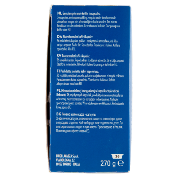 Lavazza A Modo Mio crema e gusto Ricco 36 Capsule 270 g