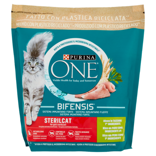 PURINA ONE Bifensis Sterilcat Tacchino e Frumento 1,5kg