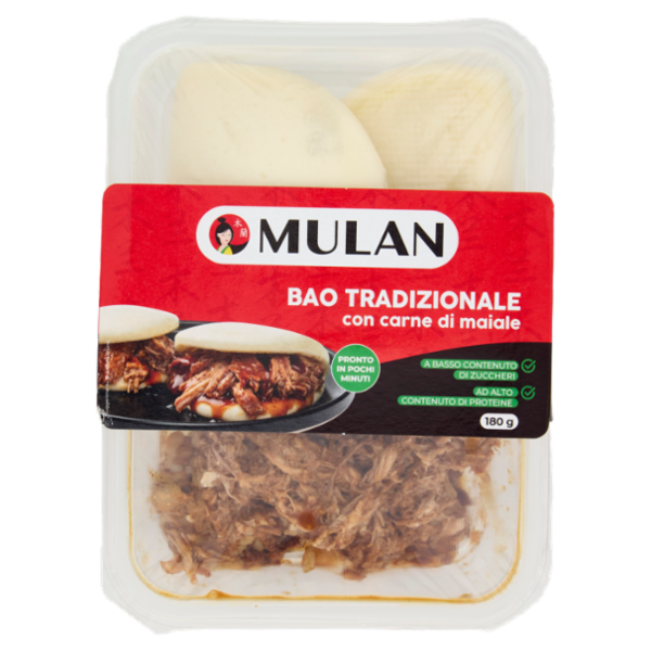 Mulan Bao Tradizionale con carne di maiale 180 g