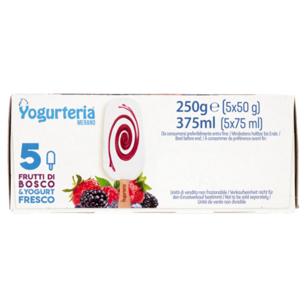 Meran Yogurteria Merano Frozen Yogurt Frutti di Bosco 5 x 50 g