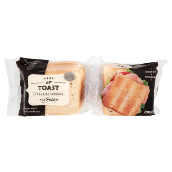 Consilia Pane per Toast 6+6 Fette 200 g