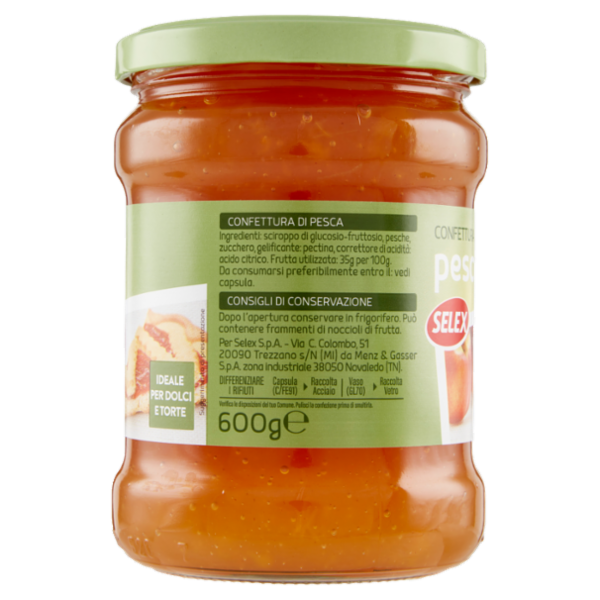 Selex Confettura di Pesche 600 g