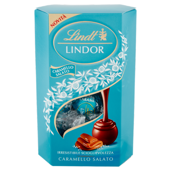 Lindt Lindor Cioccolatini Cioccolato al latte Caramello 200 g