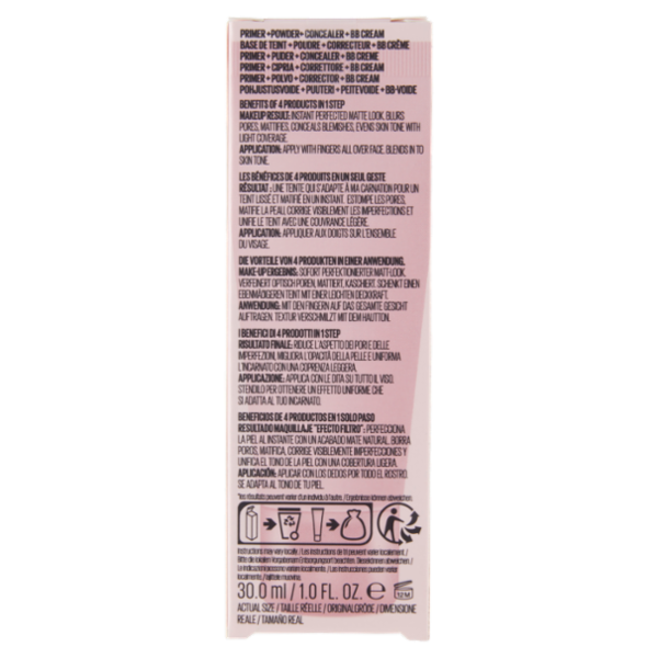 Maybelline New York Fondotinta Perfezionante Instant Perfector, 4 Prodotti in 1, Light Medium, 30 ml