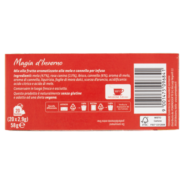 Pompadour Magia d'Inverno bustine 20 x 2,9 g