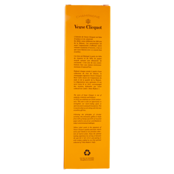Veuve Clicquot Yellow Label 250 Anniversary Astuccio 75cl