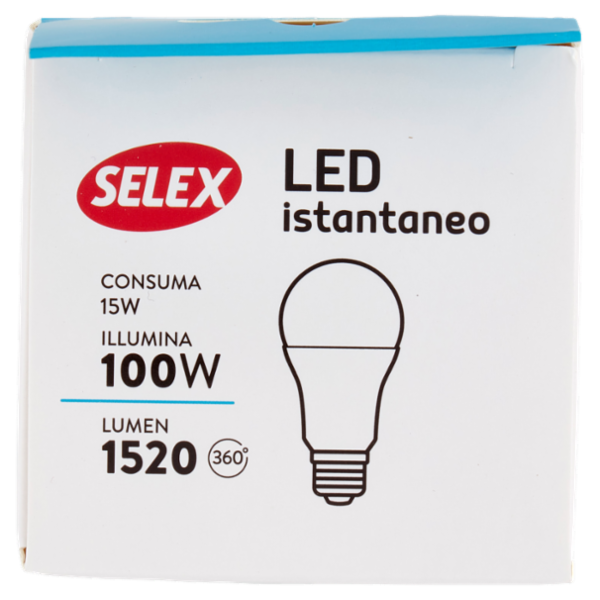 Selex Lampadina Led Goccia E27 15W