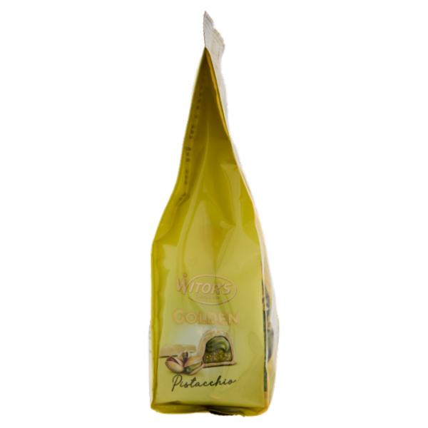 Witor's Golden White Pistacchio Cioccolato Bianco con Crema e Granella di Pistacchio 200 g