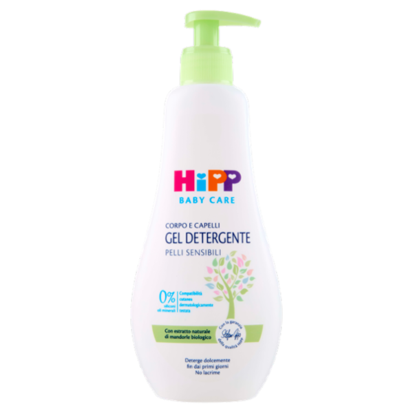 HiPP Baby Care Gel Detergente Corpo e Capelli Pelli Sensibili 400 ml