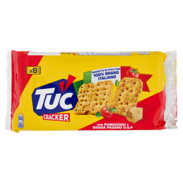 Tuc Cracker con Pomodoro e Grana Padano D.O.P. - 250 g
