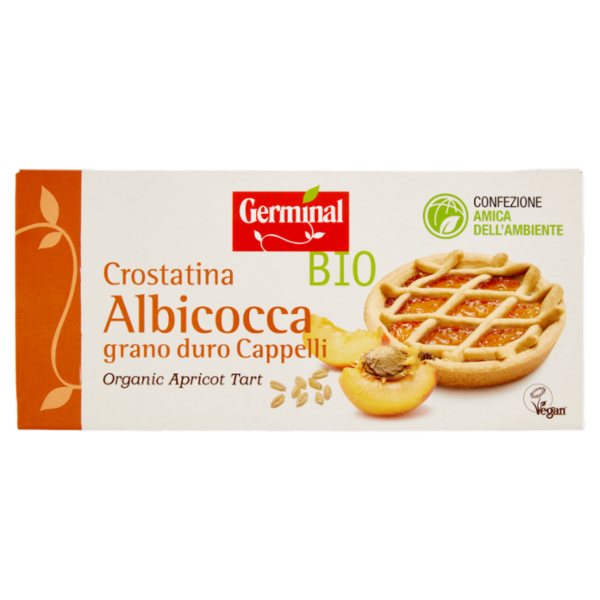 Germinal Bio Crostatina Albicocca grano duro Cappelli 4 x 50 g