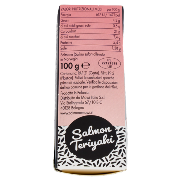 Mowi Onigiri Salmon Teriyaki 100 g
