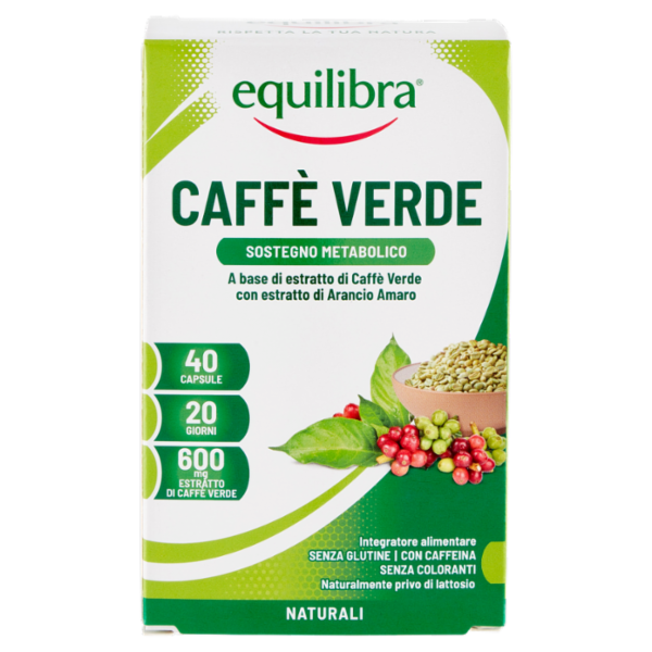 equilibra Caffè Verde Sostegno Metabolico 40 Capsule 24,8 g