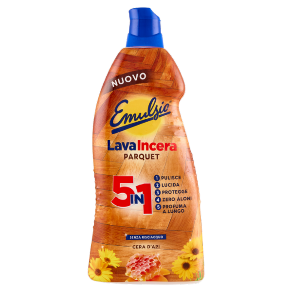 Emulsio LavaIncera Parquet 5in1 Cera d'Api 875 ml