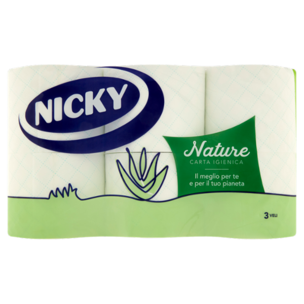 Nicky Nature Carta Igienica 6 pz