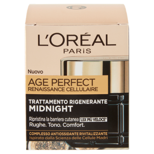L'Oréal Paris Age Perfect Renaissance Cellulaire Midnight Cream complesso antiossidante, 50 ml