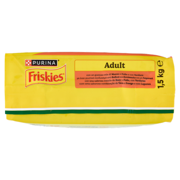 PURINA FRISKIES Adult Manzo e Pollo e con Verdure 1,5kg
