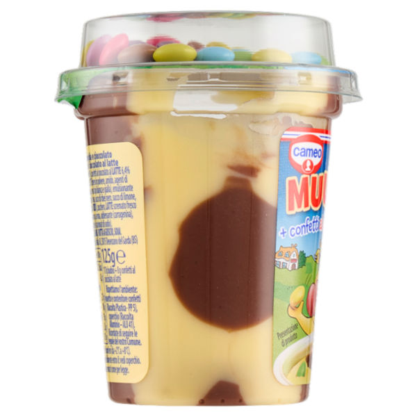 cameo Muu Muu Gusto Vaniglia + confetti al cioccolato al latte 125 g