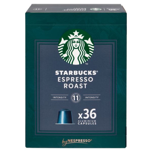 STARBUCKS Espresso Roast By Nespresso Caffè Espresso 36 capsule 202 g