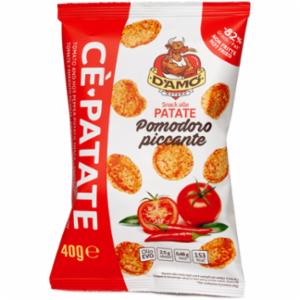 D'amo' Ce'patate Snack Alle Patate Pomodoro Piccante 40 G