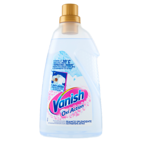 Vanish Oxi Action Gel bianco Smacchiatore bucato 1,5 L