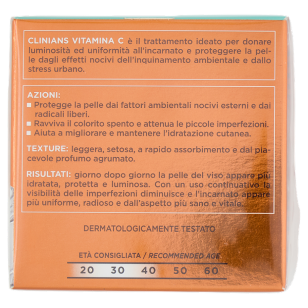 Clinians Vitamina C Trattamento Illuminante SPF15 50 mL