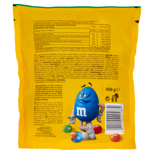 M&M's Peanut Confetti al Cioccolato con Arachidi 400 g