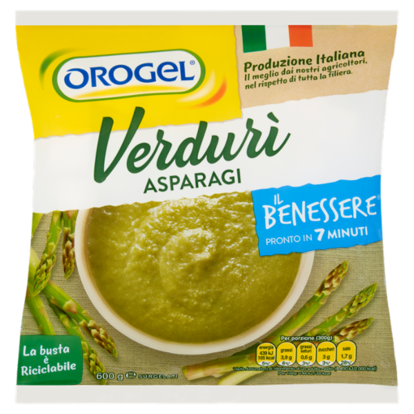 Orogel il Benessere Verdurì Asparagi Surgelati 600 g