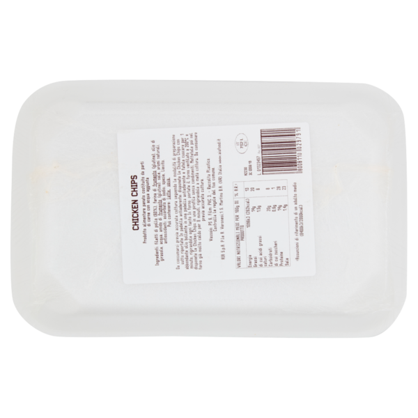 Aia Chicken Chips Chips di Filetti di Pollo Panate 0,190 kg