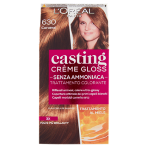 L'Oréal Paris Tinta Capelli Casting Creme Gloss, Senza Ammoniaca, 630 Caramel