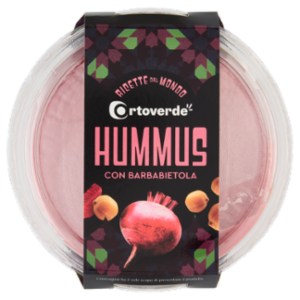 Ortoverde Ricette Dal Mondo Hummus Con Barbabietola 175 g