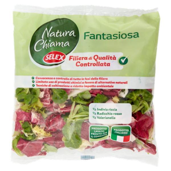 Selex Natura Chiama Insalata Fantasiosa Lavata e Pronta per il Consumo 200 g