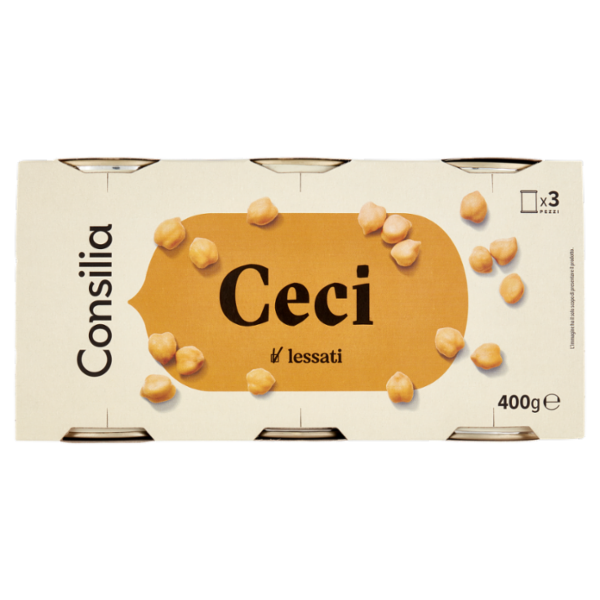 Consilia Ceci Lessati 3 x 400 g
