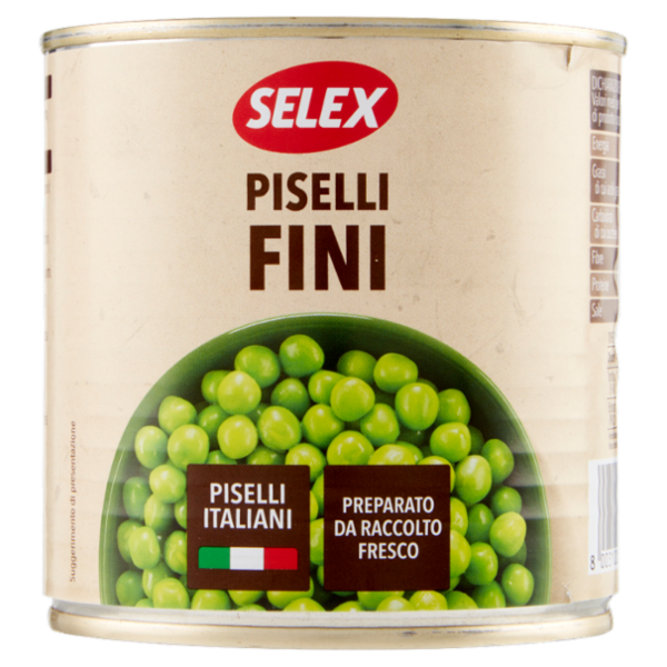 Selex Piselli Fini Lessati 410 g