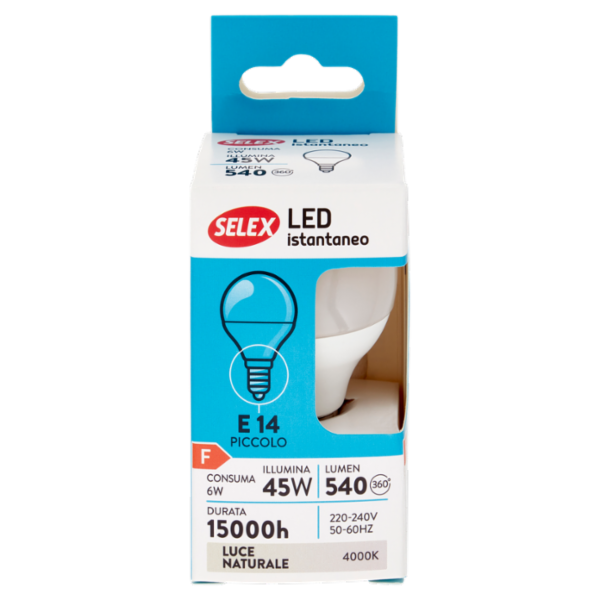 Selex Lampadina Led Sfera E14 6W