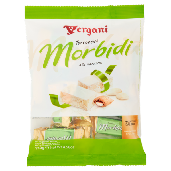 Vergani Torroncini Morbidi alla mandorla 130 g