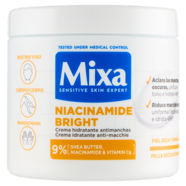Mixa Niacinamide Bright Crema idratante anti-macchie 400 ml
